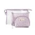 Import 2020 Hot Sale Multipurpose Polyester PVC Travel Zipper Cosmetic Bag Set from China