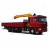 2020 Longwin Shacman 12 ton truck mounted crane/electric winch pickup truck crane
