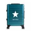 2020 New custom logo luxury carry on suitcase  100%  aluminum travel luggage