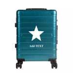 2020 New custom logo luxury carry on suitcase  100%  aluminum travel luggage