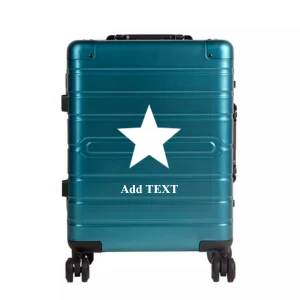 2020 New custom logo luxury carry on suitcase  100%  aluminum travel luggage