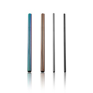 2020 New design Straight stainless steel drinking straw, customized drink health straw