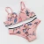 Import 2020 New Everyday Panties and Bra Sets Push Up Bow Floral BCDE Cup Underwear For Womens Plus Size Lingerie from China