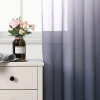 2020 New Gradient Printed Window Valance Voile Sheer Curtains Fabric Ready Made Curtain
