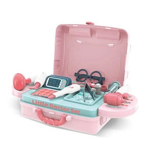 2020 new wholesale 3 in 1 kids toys doctor nurse medical equipment set  in carry case /bag/table  Promote Learn