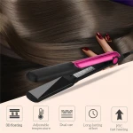 2020 New Wide Plate Titanium Permanent Hair Straightening Flat Irons Hair Straightener Private Label Fast Heating