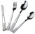 Import 2020 top seller spoon knife forks stainless steel cutlery set spoon and fork flarware set from China