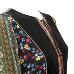 2020 Yindian New Style Long Bohemian dresses lady wedding women Mixed Floral Long evening Dress Casual Dresses
