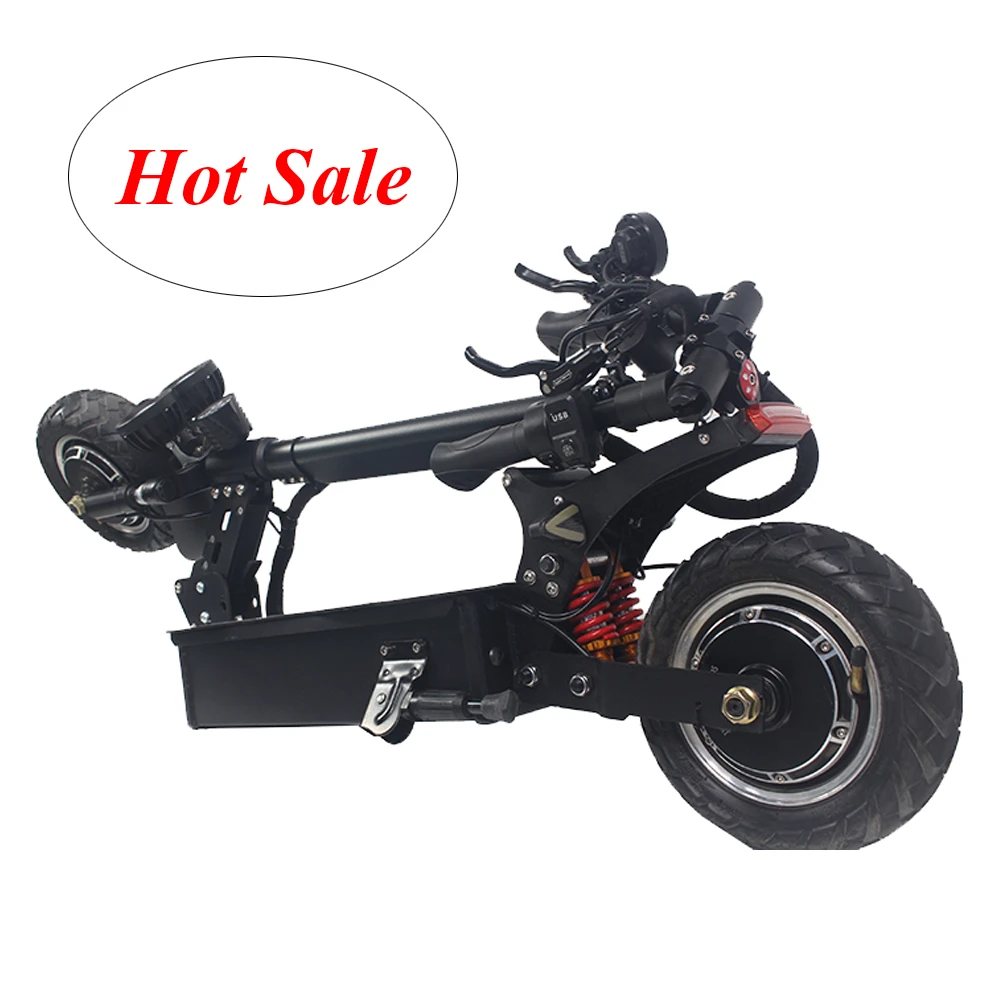 2021 48V 10inch china black smart fashion dual motor 2000w electric scooter