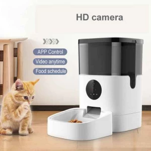 2021 best seller smart pet feeder automatic automatic pet feeder wifi with camera smart function