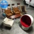 Import 2021 factory direct sales Fiberglass Ball Fabric chair from China