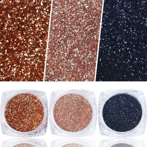 2021 Factory Price Private Label Mixed Shapes Crystal Colorful Powder Sequin Nail Art Glitter