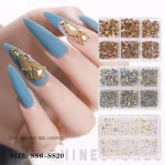 2021 High Quality Flatback Fancy Crystal Stone Rhinestone  Nail Art Decoration