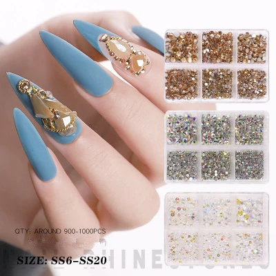 2021 High Quality Flatback Fancy Crystal Stone Rhinestone  Nail Art Decoration
