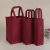 Import 2021 Hot Sales Customized Advertising Gift Handbags Personalized Design Logo Color Size Red Wine Beer Non Woven Fabric Bags from China