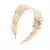 Import 2021 New Crystal Hheadband Bridal Hair Accessories Leaf Head Band Women from China