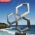 Import 2021 New  Design Large Abstract Sailboat Modern Metal Seaside Beach Stainless Steel  Sculpture from China