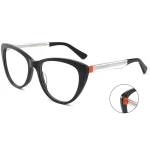 2021 Popular Cat Eye Shape Spectacles Women Acetate Optical Glasses Frame