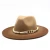 Import 2021 Vintage Wool Jazz Hat Women Men Felt Wide Brim Hats fadora hats Trilby Ladies Gradient Panama Fedora sombrero fedora from China