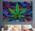 Import 2021 Wholesale  Leaves Digital Printed  Custom Wall Tapestry Printing Hanging from China
