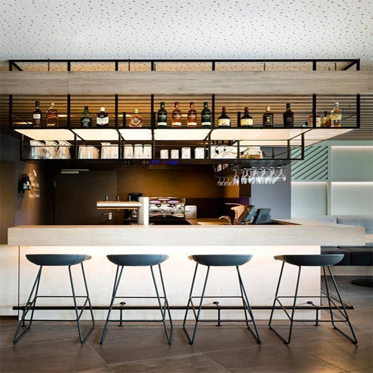 2021new design manufacturer LED bar counter cafe bar furniture cafe bar countertop