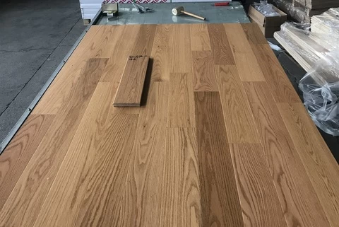 2022 NEW ARRIVAL Solid  hardwood indoor usage 18X125XRL American red oak wooden parquet flooring