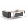 2022 New Metal Office Table Modern Executive Wood Laminate MFC Board Office Desks