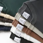 2024 Custom Logo Mens Solid Color T Shirts Casual Breathable Long Sleeve Sports Long Sleeve T Shirts