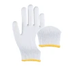 21-26cm Size and White Color of thread cotton knitted gloves