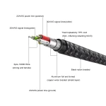 2.4A 3ft 6ft usb charger cable for lightning cable Aluminum Alloy Nylon charging data cable line