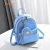 Import 2pcs Set Portable PU Backpack Wholesale Women Leather School Backpack Fashion from China