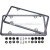 Import 2pcs Stainless Steel Metal License Plate Frame from China