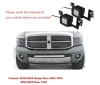 2x 3 18W Spot LED Light Pod with Plug Wiring Kit & Lower Bumper Fog Lamp Mounting Brackets Compatible with 2002-2009 Dodge Ram
