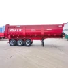 3 Axle 60 Tons Gravel Transport Rear Tipper Dump Dumper Semi Truck Trailer
