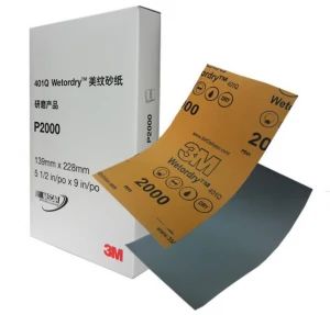 3 M genuine beauty sandpaper 401q P2000 high efficiency abrasive paper for automobile polishing