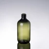 300ml 500ml Green Plastic PET Shampoo Bottles with Black Spray Top