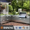 304/316 stainless steel kitchen cabinet outdoor/ metal kitchen cabinet designs