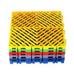 30pcs Garage Floor Interlocking Splicing Tiles Car Beauty 4S Shop Washing Plastic Grille Mat Carpets