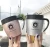 330ml Coffee Mug Vacuum Cup Thermos Stainless Steel Insulated Water Cups Tumbler with Handle Lid and Mixing Spoon Office