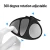 Import 360 rotation adjustable wide angle convex rear view car auto vehicle side blind spot three sides mirror from China