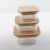 Import 370ML 640ML 1040ML 1520ML Glass Food Container With Bamboo Lid from China