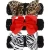 Import 3pcs in set Korean fashion baby girls leopard headwear with packing box from China