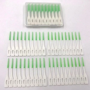 40 PCS Interdental Brush Dental Floss Oral Care Brush Production and Mould