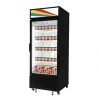 425L Commercial Single Door Beverage Cooler Glass Door Upright Showcase Freezer Supermarket Refrigerator Equipment