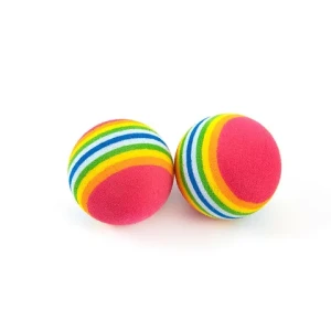 42mm eva soft practice foam ball golf indoor outdoor practice Golf Rainbow Ball Practice Ball