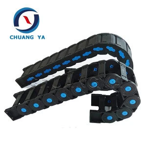 45 height Cable Wire Plastic Flexible CNC Cable Drag Chain PA66 Cable Carrier