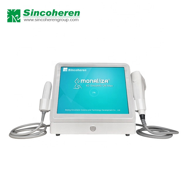 4D high-intensity focused ultrasound high quality around the eyes  machine hifu face lifting