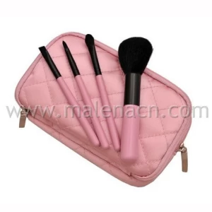 4PCS Cosmetic Brush Makeup Brush with Fabric Case