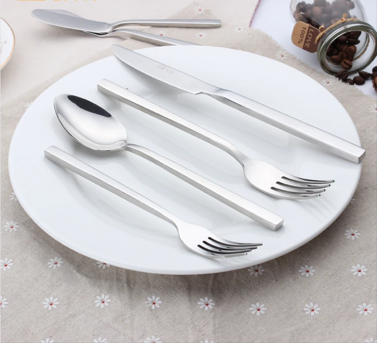 4PCS Cutlery Set Wholesale Stainless Steel  Spoon & Fork Set