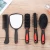 Import 5 Hair Combs Set Professional Salon Hair Cutting Brushes Sets Salon Styling Tool Mirror And Holder Stand Set Dressing Comb Kits from China